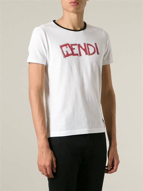 fendi white tshirt|fendi t shirt zap clothing.